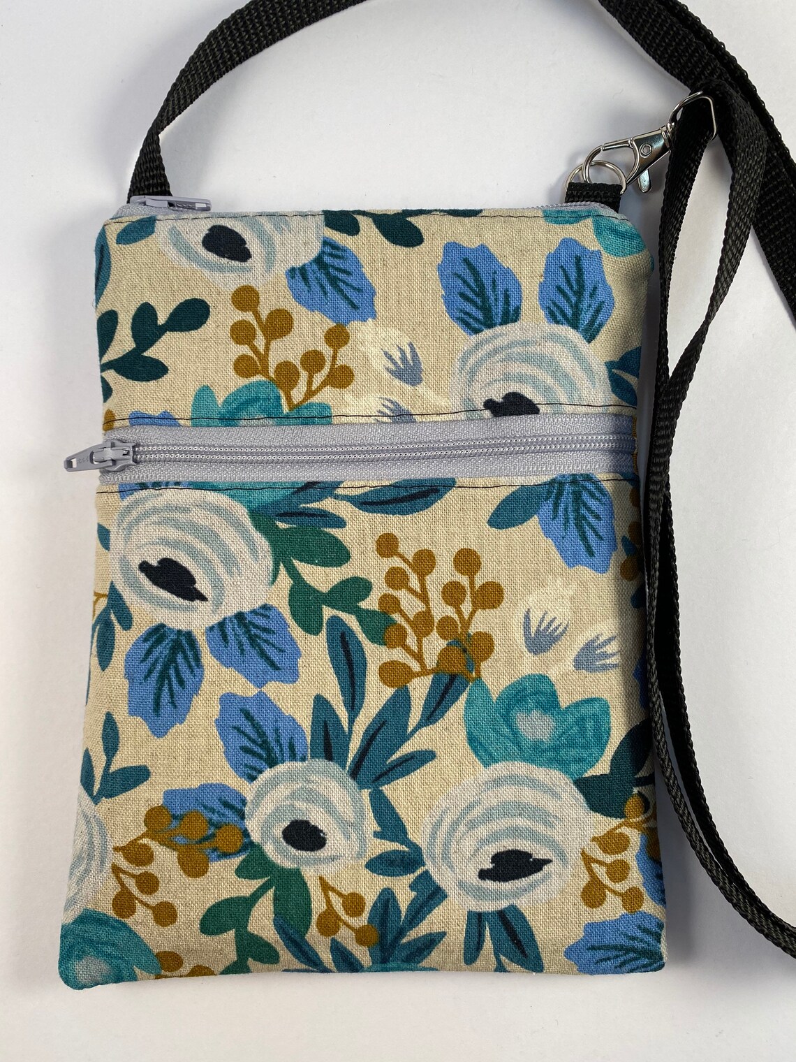 Floral Crossbody Bag for Women Canvas Small Purse for Phone Etsy