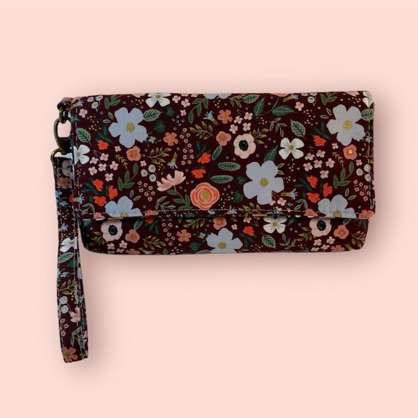 Penny Clutch Pattern, Cell Phone Bag Pattern, Wristlet Clutch Sewing Pattern, Wristlet Wallet Patterns, Fold Over Clutch Pattern, Best