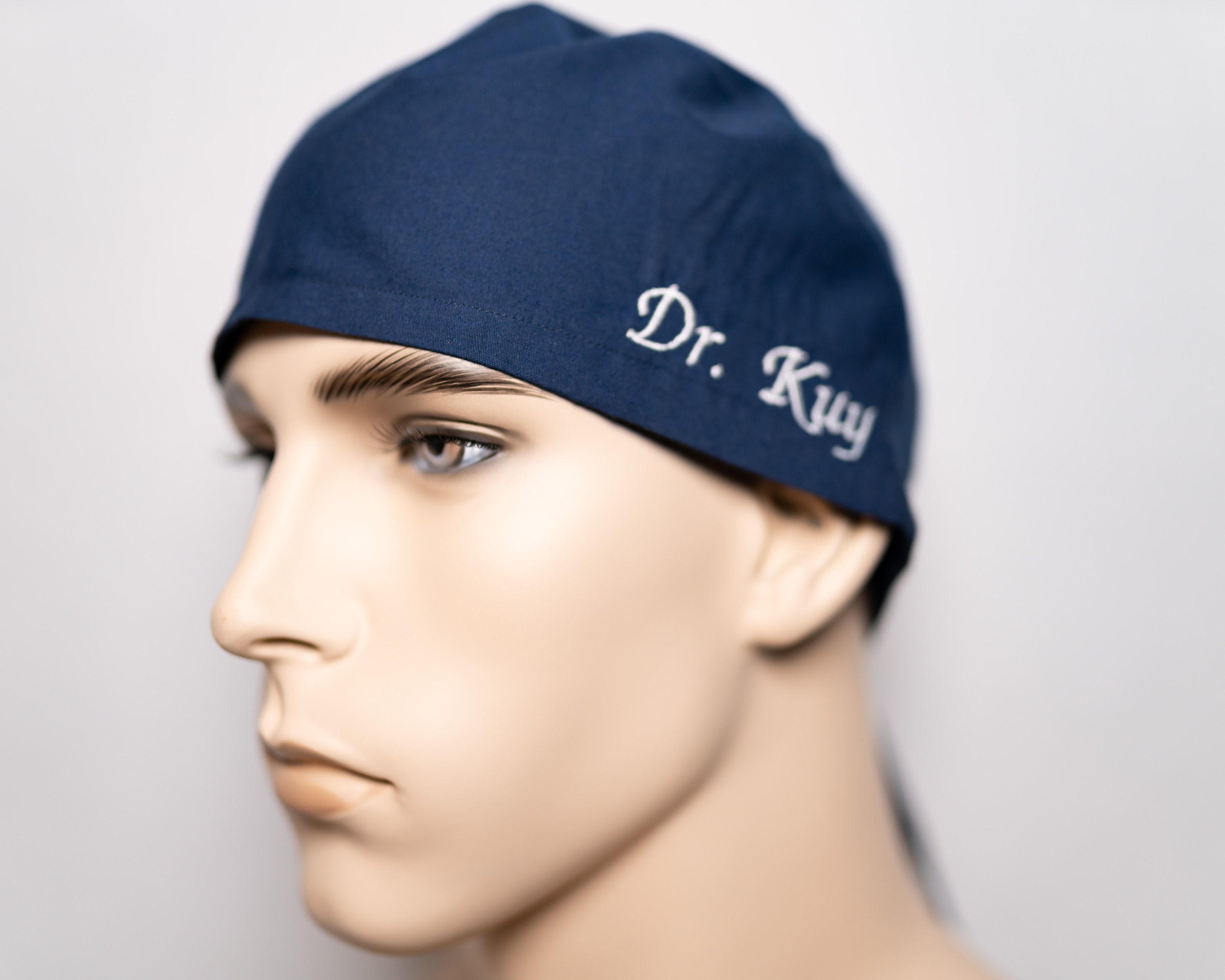 Embroidered Scrub caps with buttons Personalized scrub cap Etsy