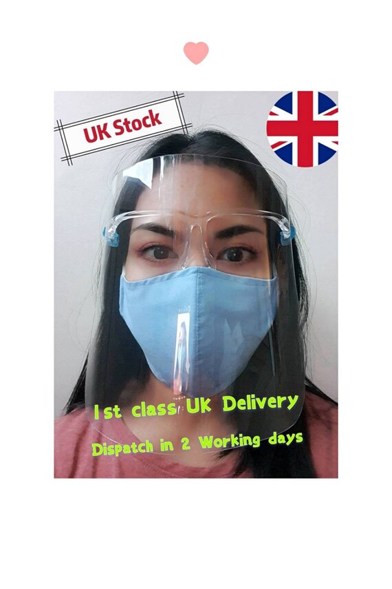 face visor UK Seller Face Shield with clear glass anti-fog, face visor UK Seller Face Shield with clear glass anti-fog,