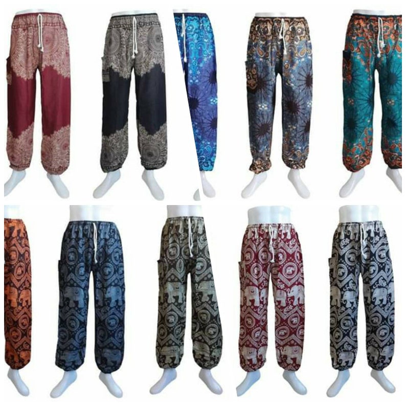 Men's Elephant Pants/Boho hippie pants/ Men's Herem | Etsy