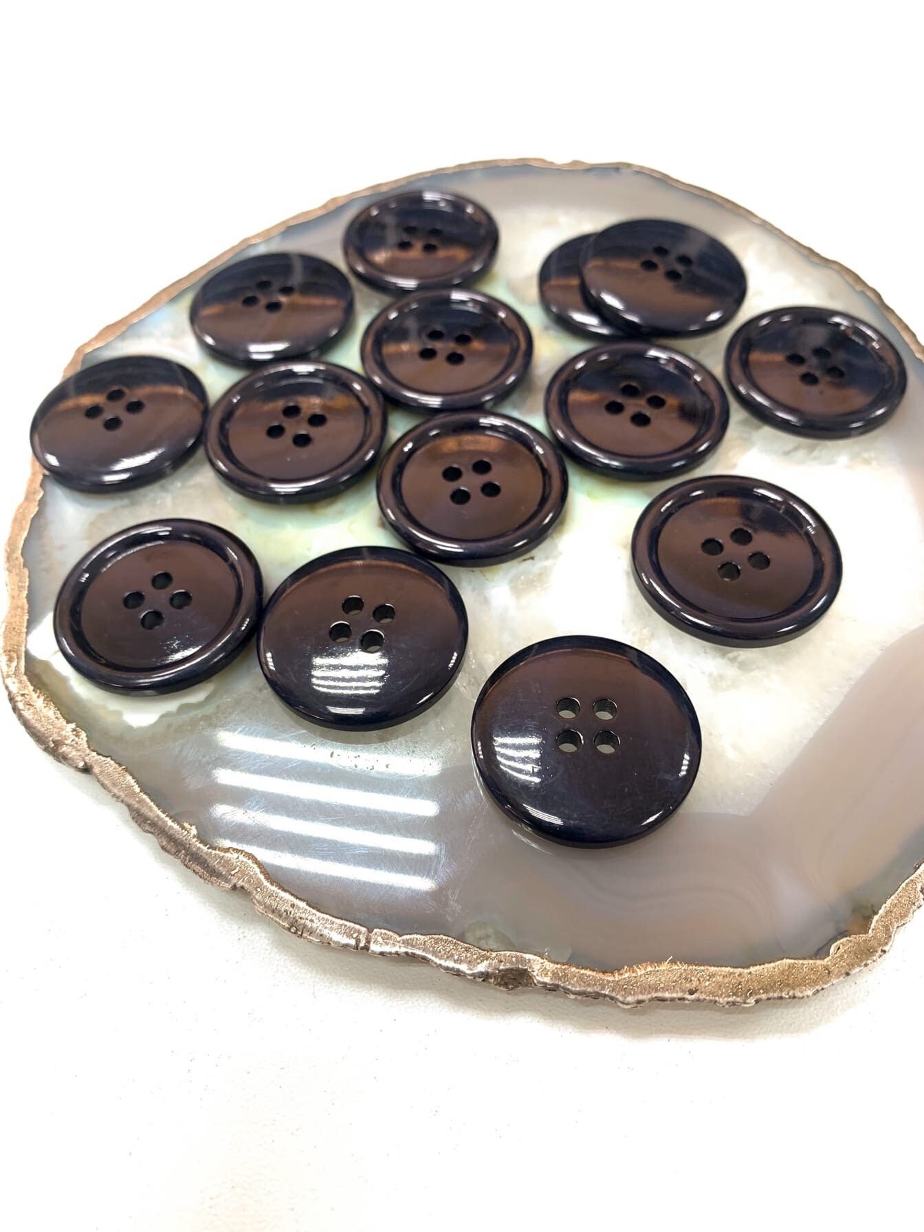 44L 1 1/8 28mm Black Sewing Buttons. Large Elegant Etsy