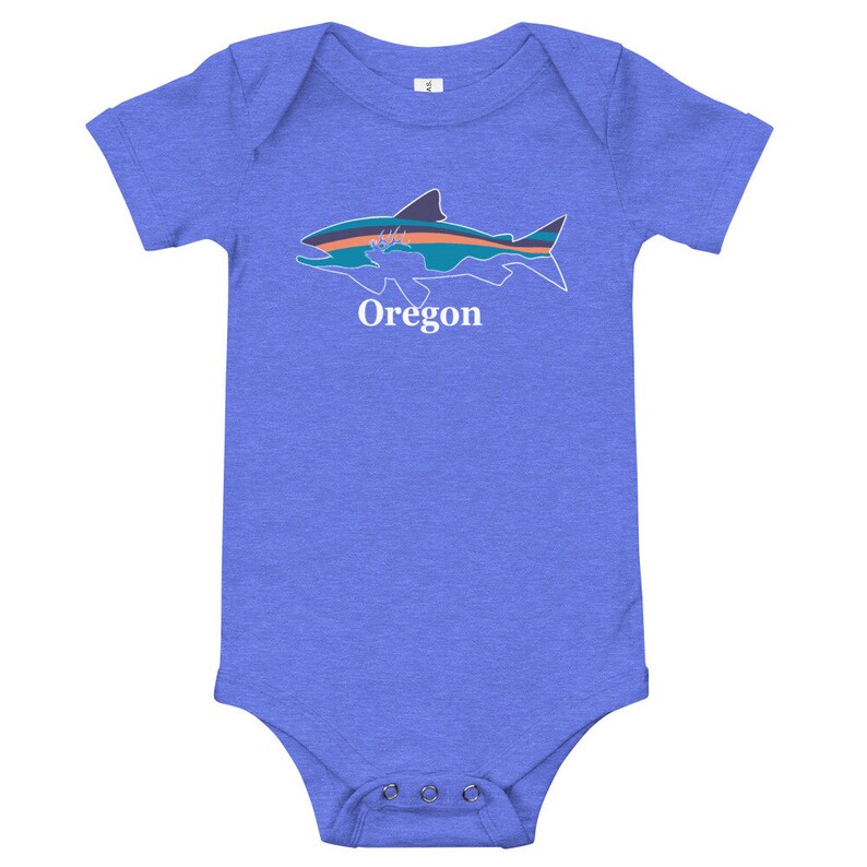 Oregon Baby Onesie Oregon Trout Baby Onesie Oregon Outdoors Baby Onesie Oregon Elk Baby Onesie Portland Baby Onesie
