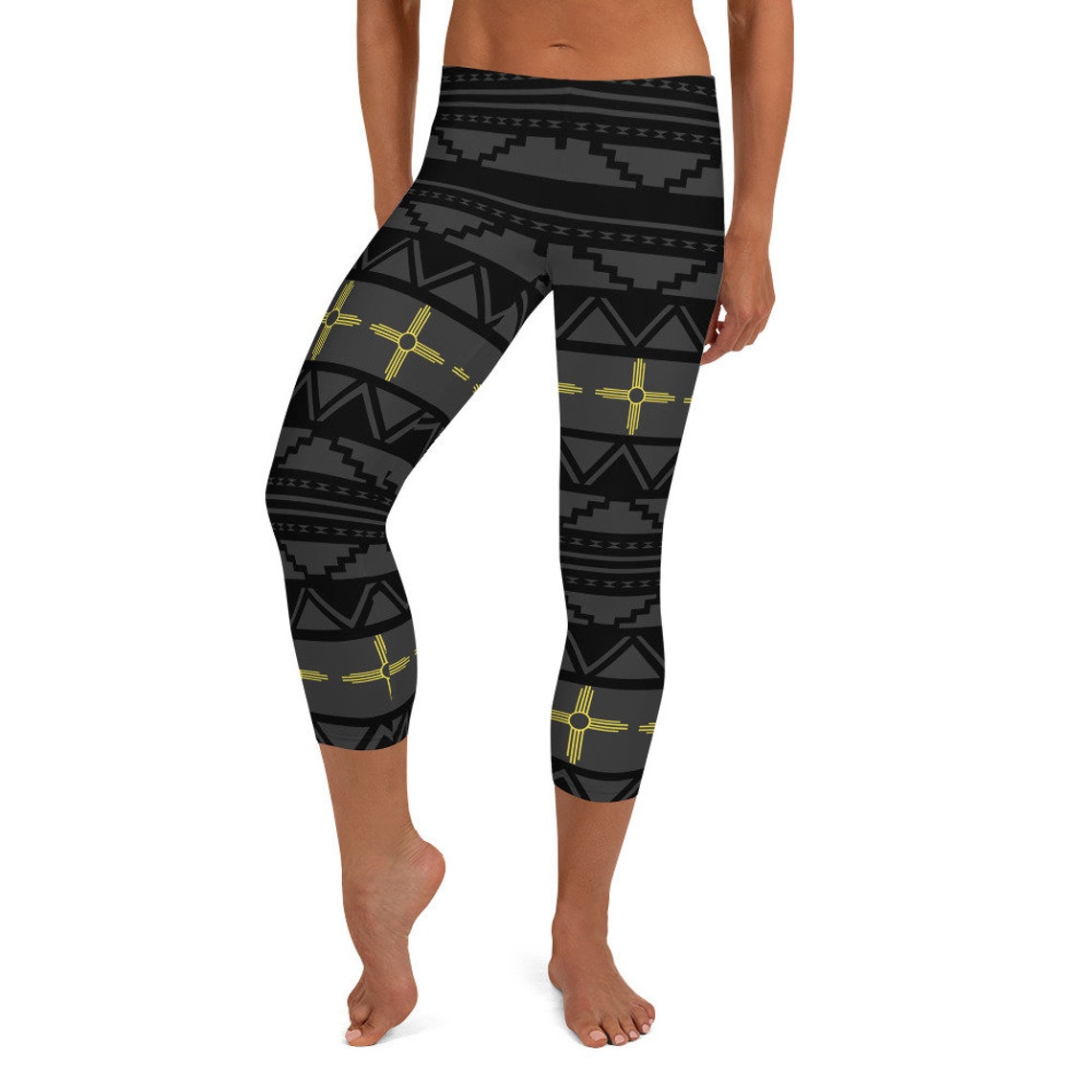 Zia Symbol Women's Capri Leggings New Mexico Women's Etsy