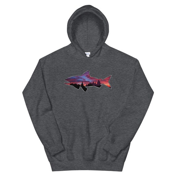 trout fishing hoodie