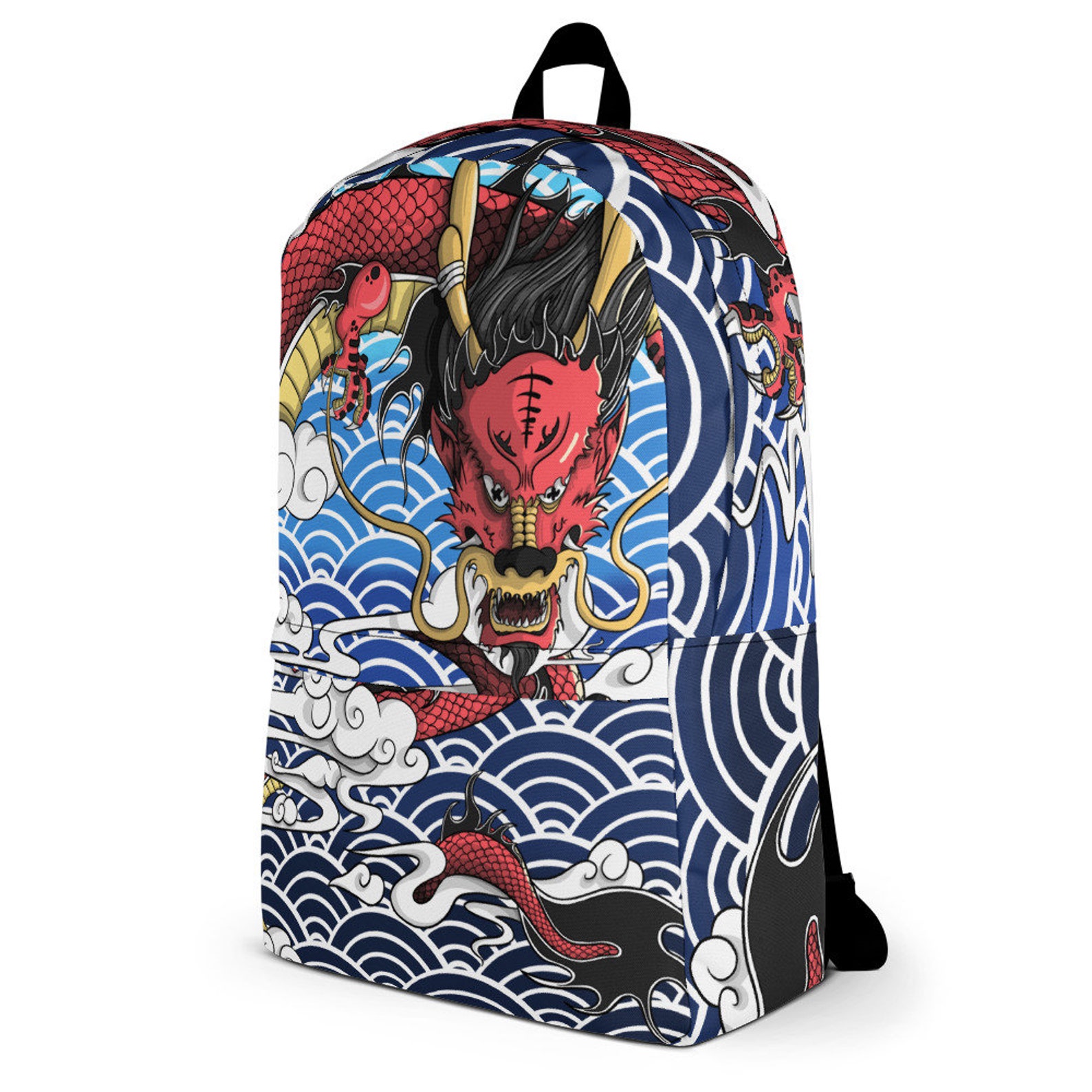 Chinese Dragon Backpack Dragon Backpack Asian Backpack Etsy