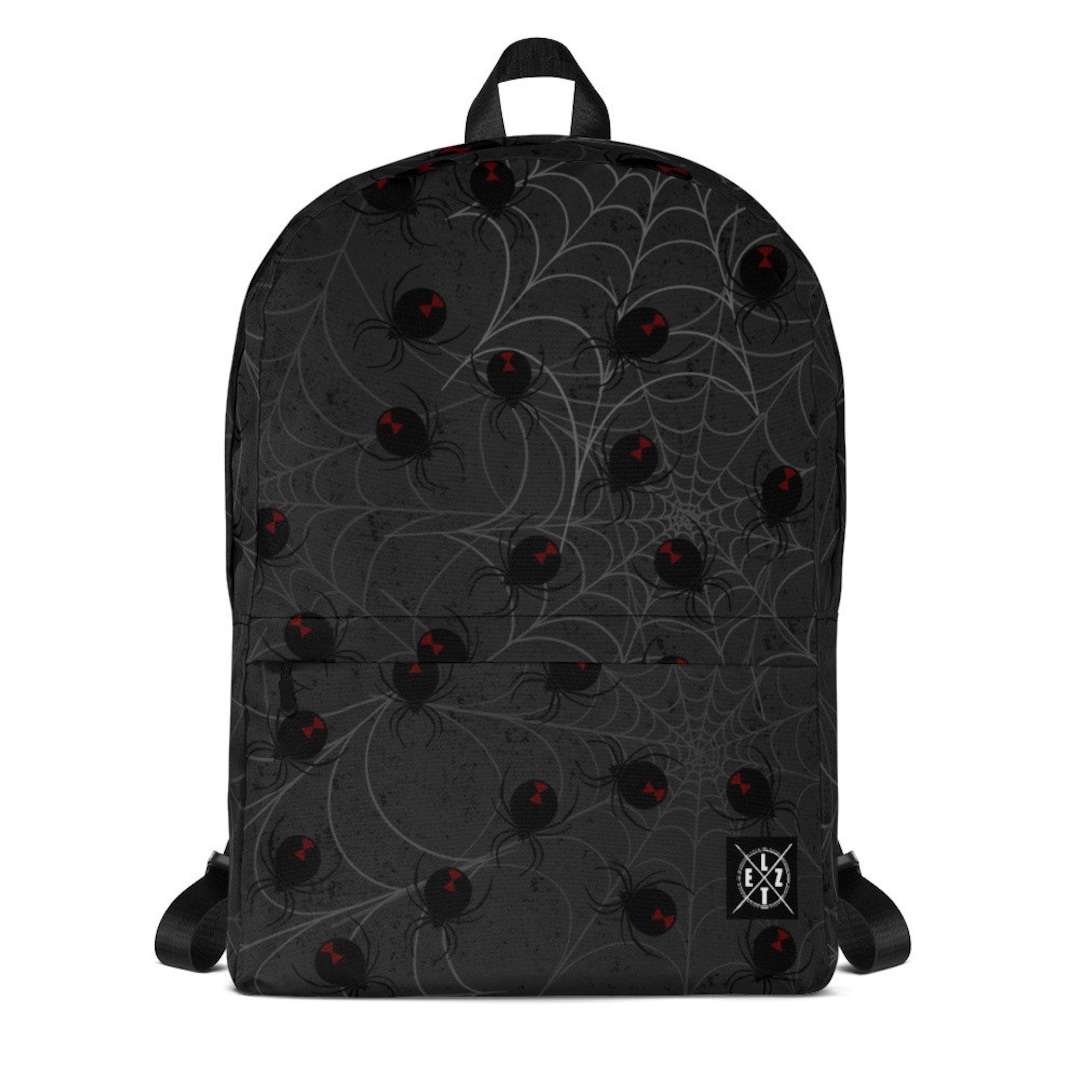 Halloween Backpack, Black Widow Spider Backpack, Spider s Backpack