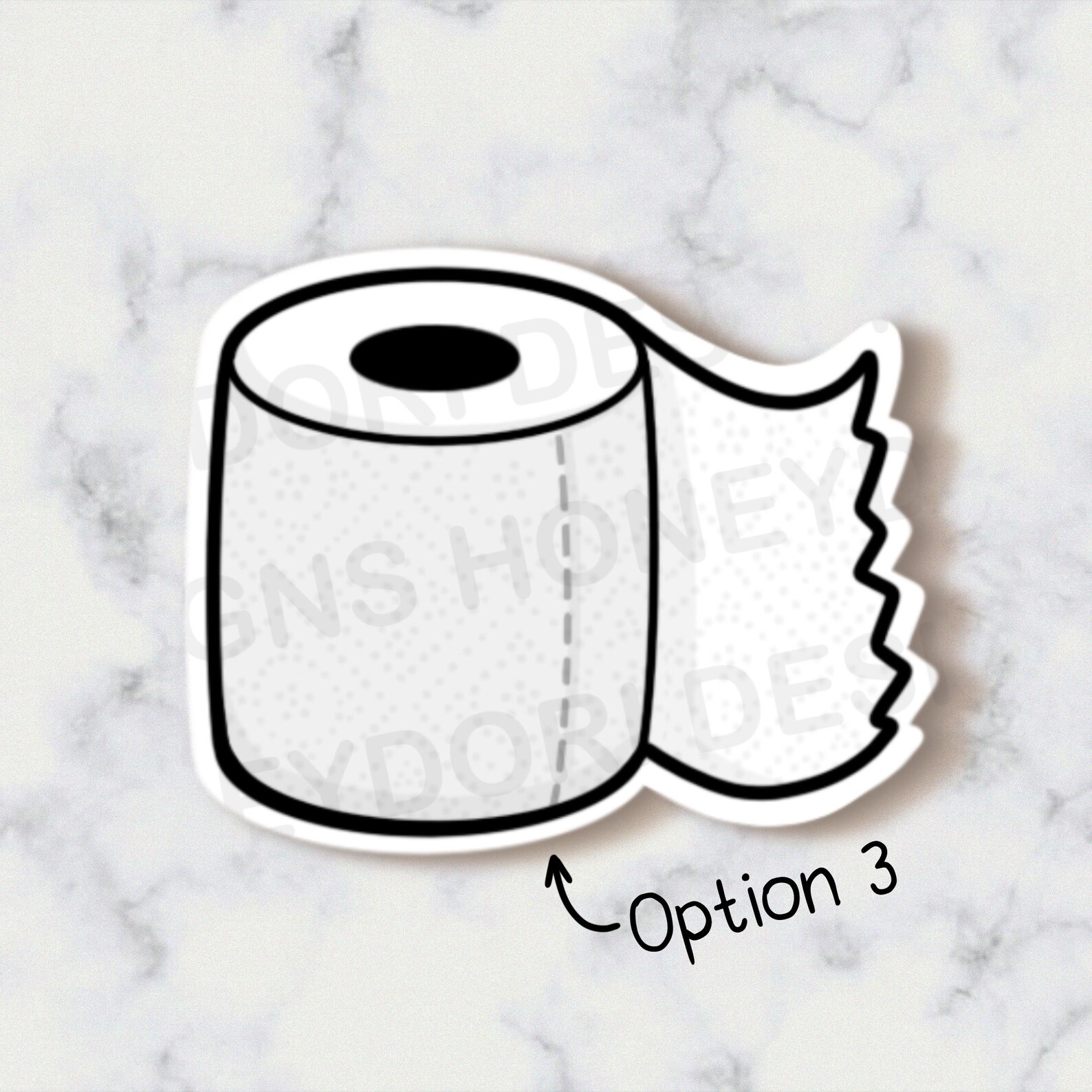 Toilet Paper Sticker Water Bottle Stickers Vinyl Stickers Etsy