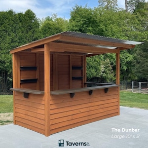 THE ORIGINAL Yard Bar - The Dunbar 10x5 (Large) by Taverns-To-Go