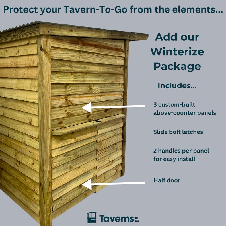 Winterize Panels Package for Your Tavern-to-go - Etsy