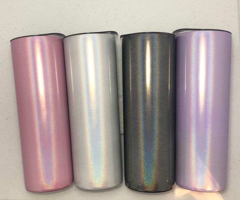 Download Sublimation Blank GLITTER skinny tumbler 20 oz sublimation ...
