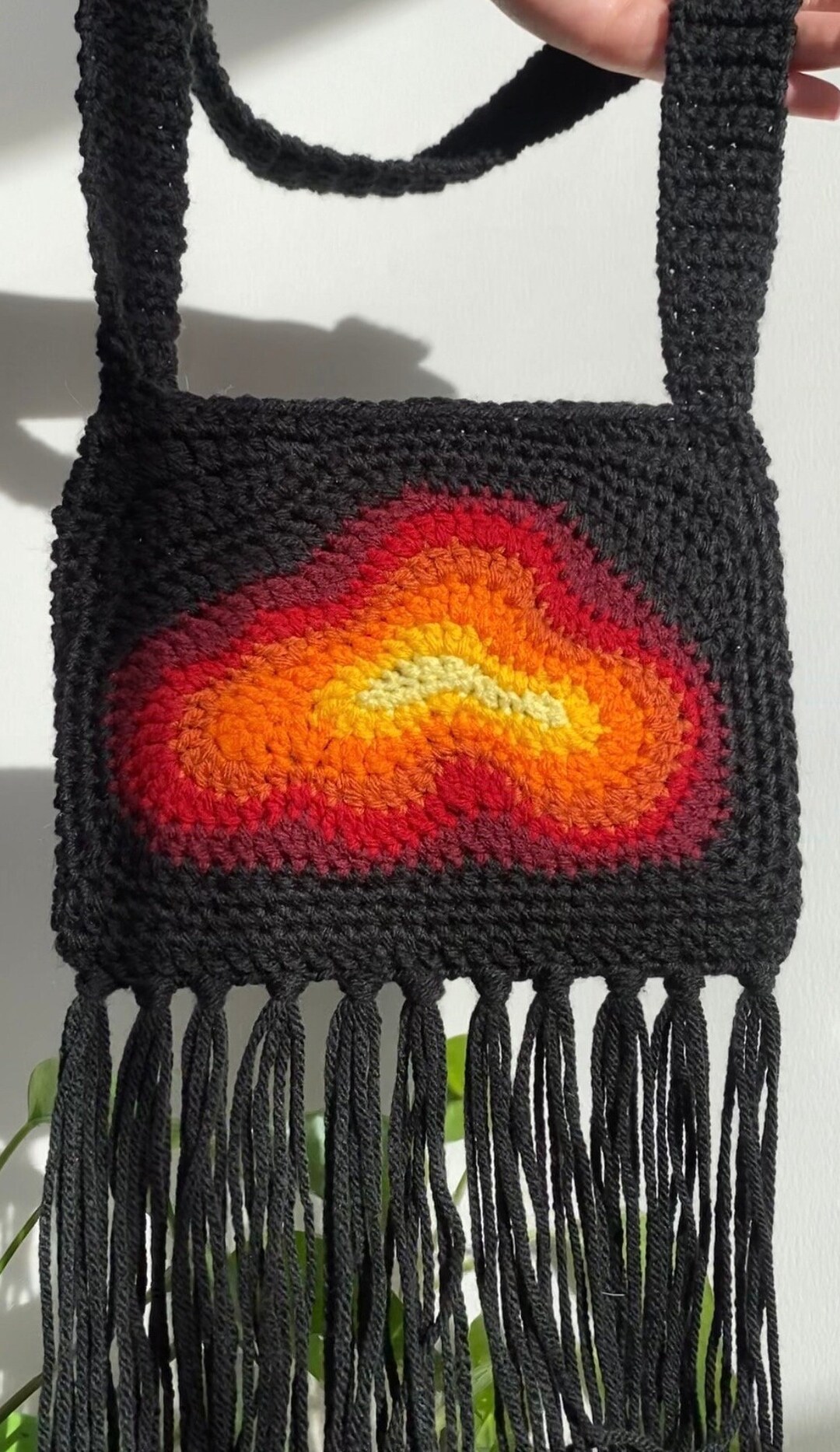 Freeform Crochet Lava Bag - Etsy