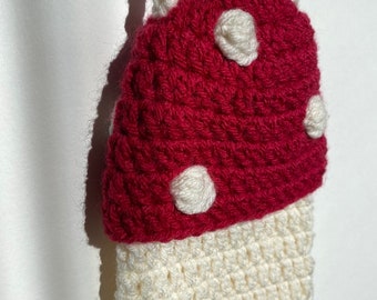 Crochet Mushroom Water Bottle Holder Pattern *DIGITAL DOWNLOAD ONLY*