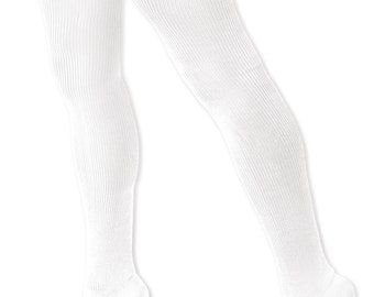 White Tall Thigh High Socks Extra Long Christmas Socks For Women Gifts For Her