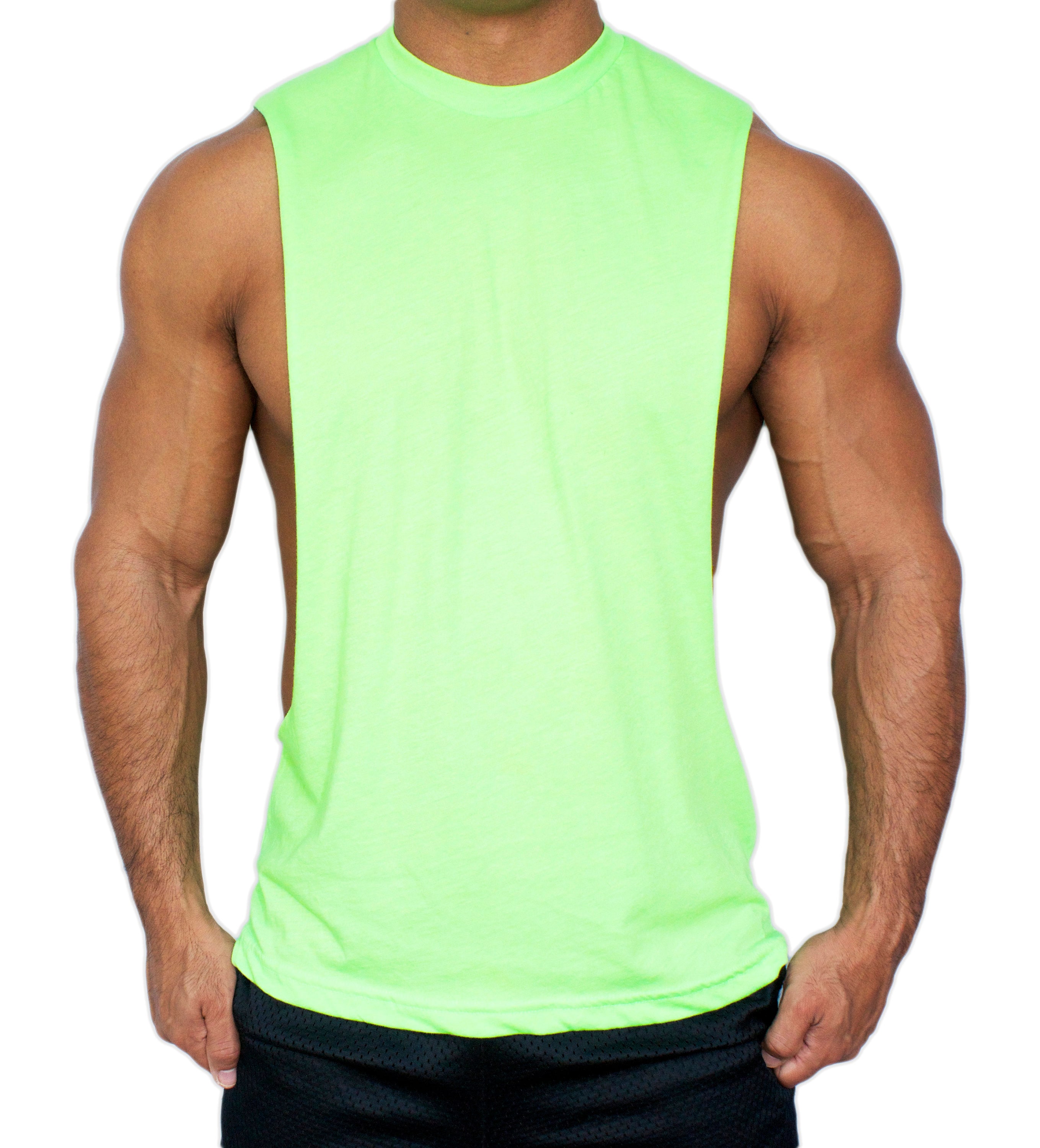 Muscle Cut Stringr T-shirt Tank Top 