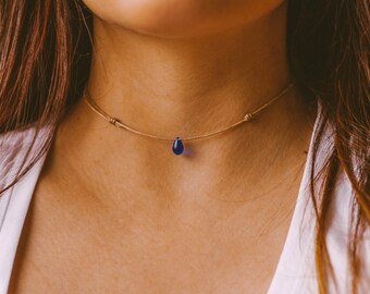 Short Beaded Necklace,\u00a0Multicoloured Beads\u00a0Gold Plated Women Jewelry GiftNK80 Garnet Dainty Chain Choker Beautiful Prehnite