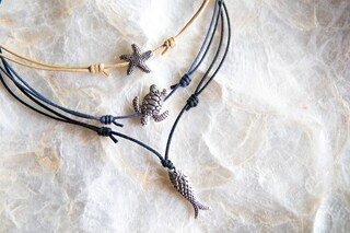 Collana Tartaruga Boho Vintage - Ciondolo Tartaruga Marina Argento - Gioiello Estivo Per Donne E Ragazze