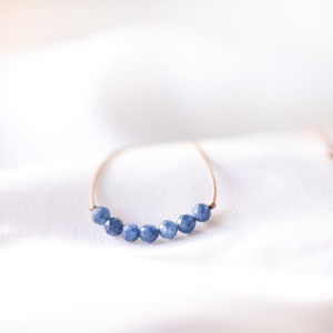 Custom Crystal Bracelet, Choose your Gemstone, Adjustable WATERPROOF Birthstone Jewelry, Boho Beaded Bracelets for Women, Best Friend Gift image 6