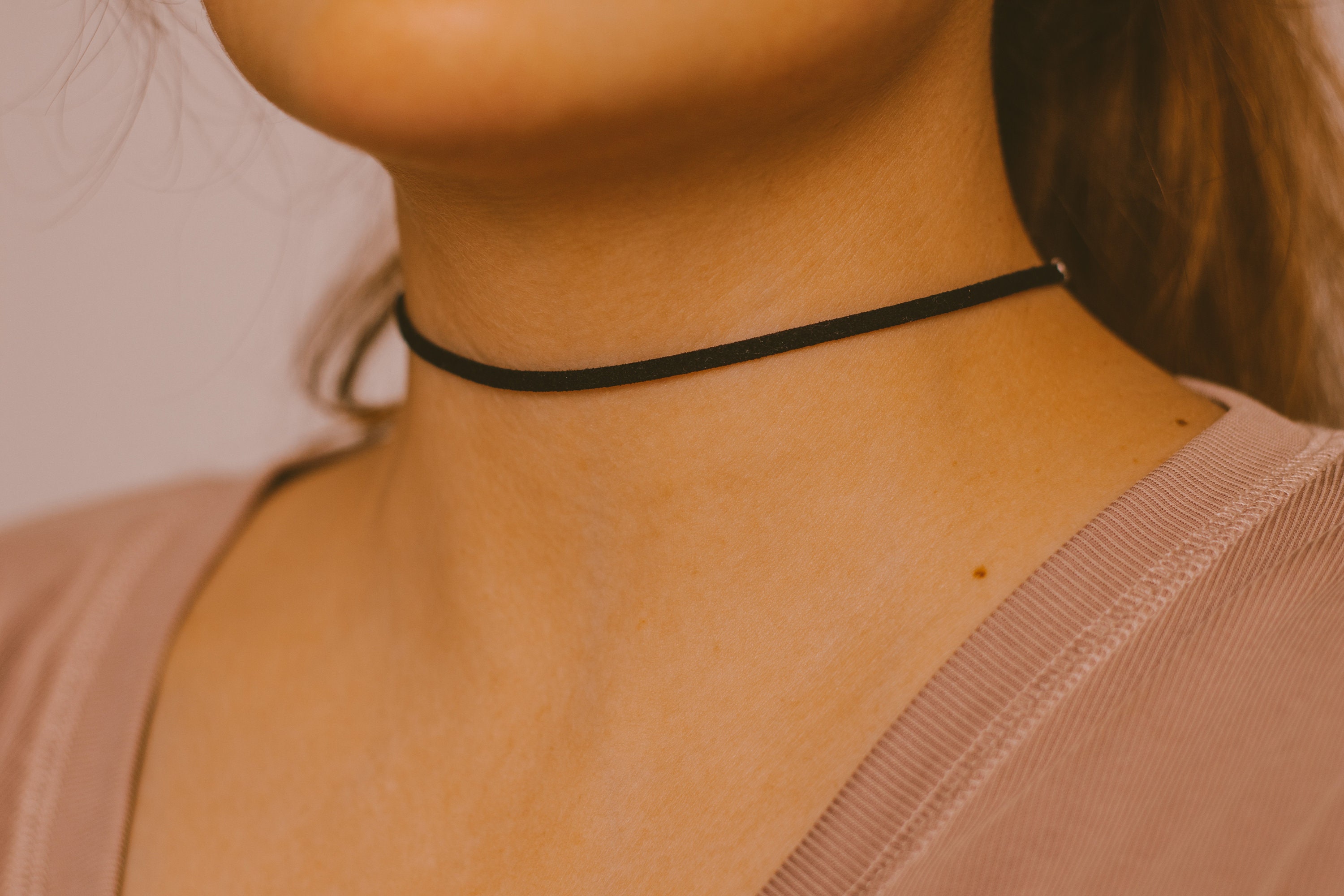 Thin Black Suede Choker Necklace – Jewel Cult