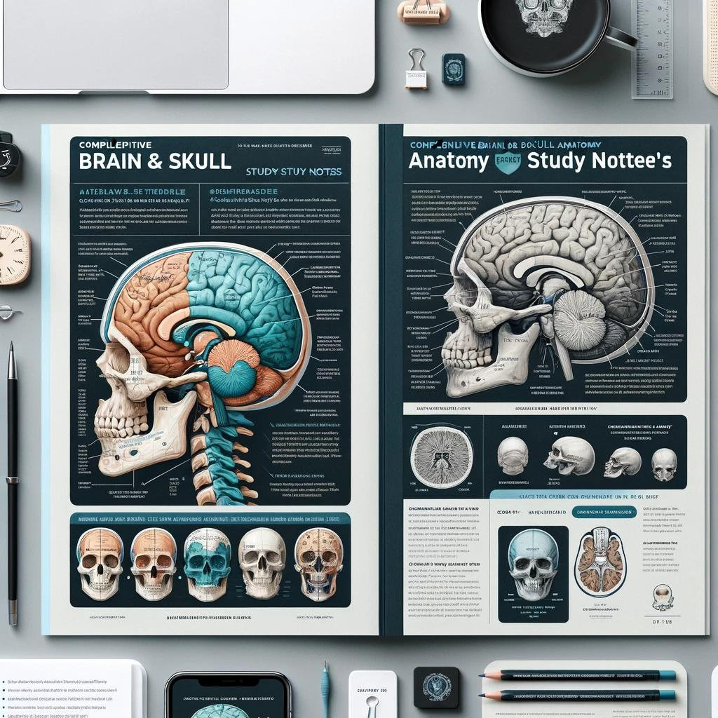 The Skull Notes.pdf Comprehensive Brain and Skull Anatomy Study Guide Notes - Illustrated ...