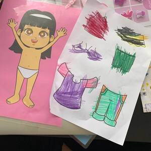 Printable Personalised Dress up Boy or Girl Character Activity for Busy ...