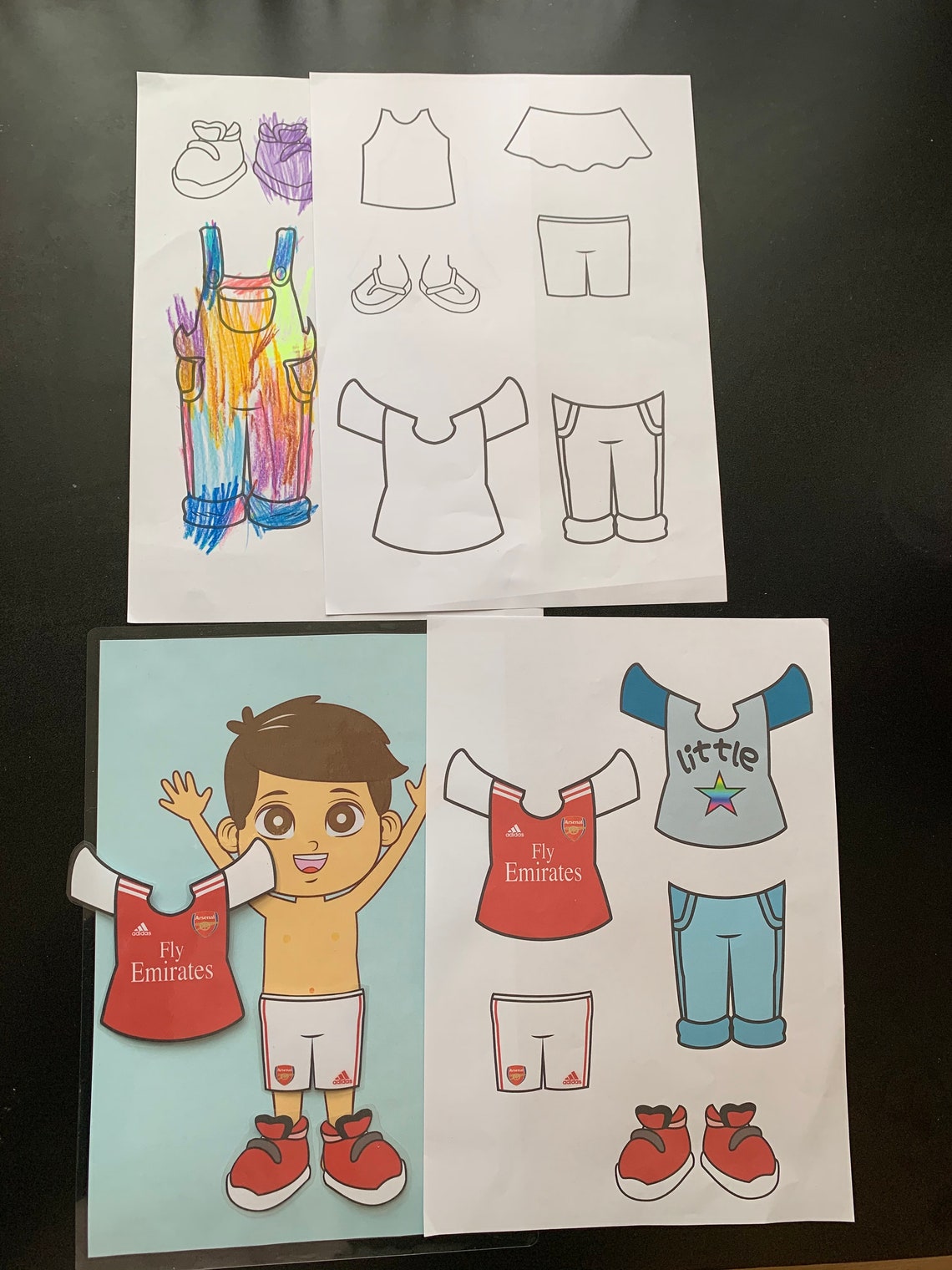 Printable Personalised Dress up Boy or Girl Character Activity for Busy