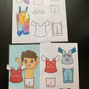 Printable Personalised Dress up Boy or Girl Character Activity for Busy ...