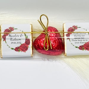 trio chocolate boxed FAVOURS WEDDING