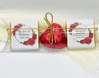 trio chocolate boxed FAVOURS WEDDING