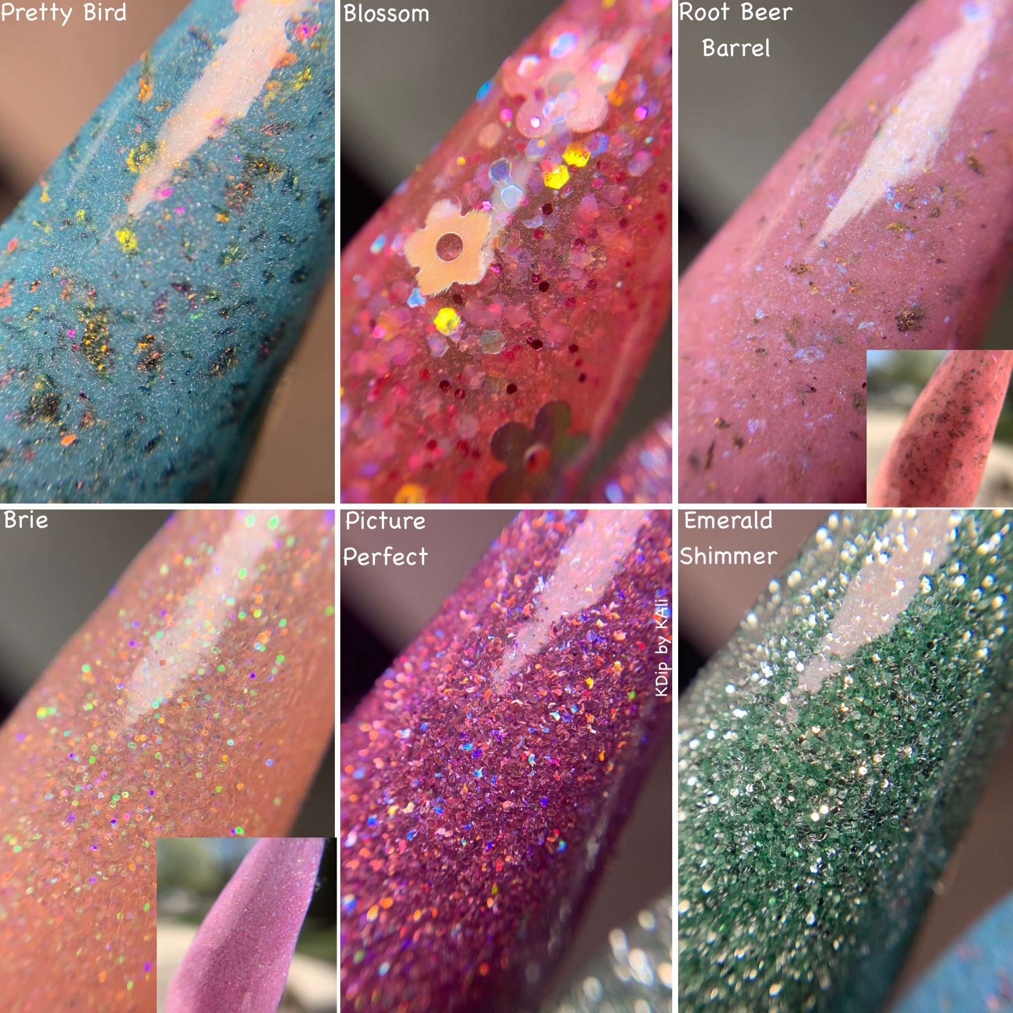 Nail Dip Powder Dip Powder Nails Glitter Dip Powder Acrylic - Etsy