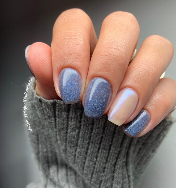 Midnight Dream - blue dip powder, nail dip powder, spring dip powder, dip nails, nail tech gifts, acrylic  powder, nail artist gift, Kdip