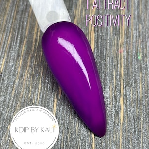 Positivity - thermal dip powder, nail dip powder, spring nails, nail dipping powder, nail tech gifts, nail artist gift, acrylic powder, KDip