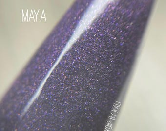 Maya - nail dip powder, purple nail dip, acrylic nail powder, spring dip powder, shimmer dip powder, nail tech gifts, nail artist gift, KDip