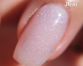 Deni - dip powder nails, blue dip powder, summer dip powder, nail dip powder, acrylic nail powder, nail tech gifts, nail artist gifts, kdip