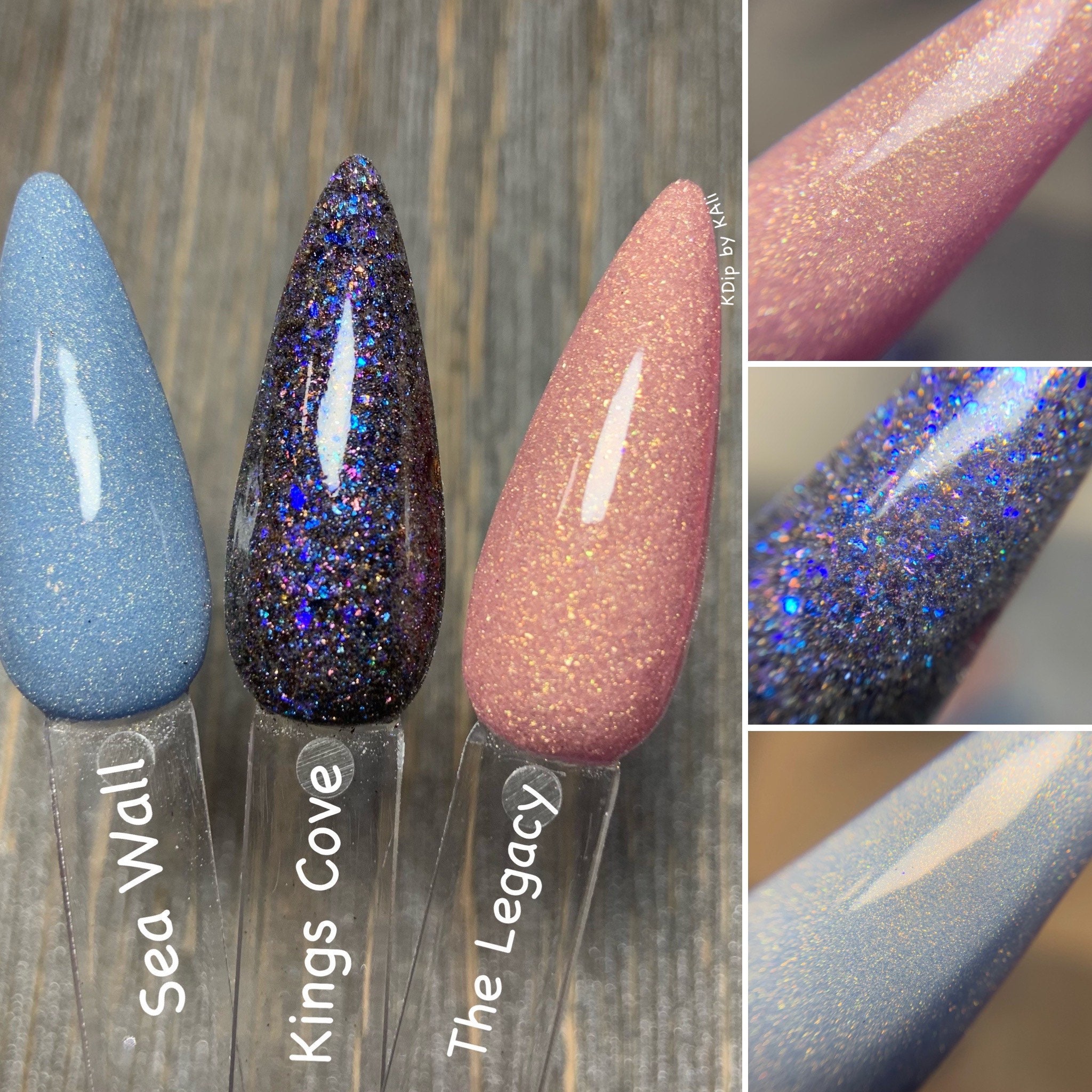 Brigantine Trio - nail dip powder, dip powder nails, pink dip powder,…