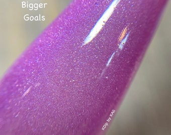 Bigger Goals - nail dip powder, dip powder for nails, dipping powder, purple dip powder, acrylic nail powder, nail artist gifts, KDip