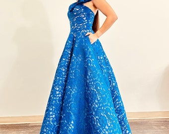 Blue Evening Gown