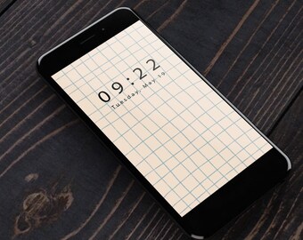 7 Grid Phone Wallpaper Combo || Instant Download || Minimalist Background