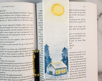 Winter Forest Bookmark || Watercolor Illustrated Bookmarks