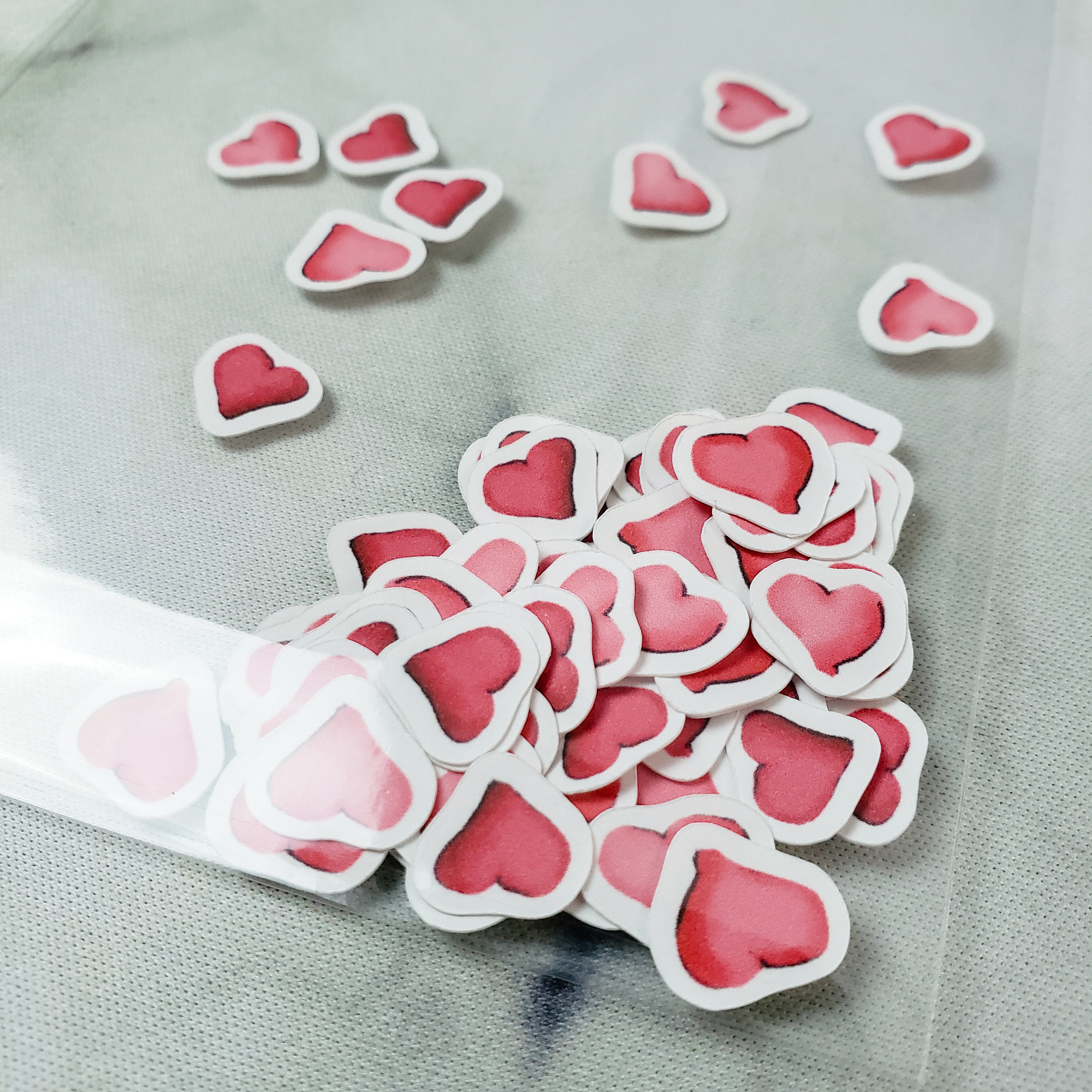 Printable Sticker Hearts