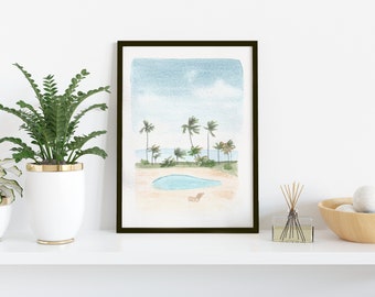 Vacation Memory | Original Watercolor Piece