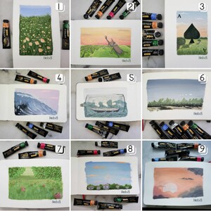 Original Art Prints from Gouache Art Pieces
