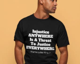 MLK Shirt | Black History Shirt | Civil Rights Activist Shirt | BLM Shirt | BLM Support | Anti Racism Shirt | Protest Tee | Black Owned Shop