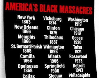 Educational Wall Art Black History Poster Tulsa Massacre Classroom Posters African American History Black Teacher Gifts Black Owned Shops