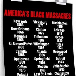 Educational Wall Art Black History Poster Tulsa Massacre Classroom Posters African American History Black Teacher Gifts Black Owned Shops