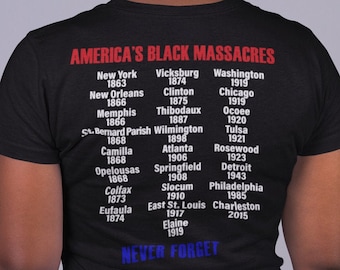 Zwart geschiedenisshirt | Massacre in Tulsa, Black Wall Street