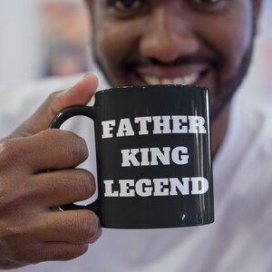 Fathers Day Mug | African American Fathers Day Gift | Gift For Black Dads | Father&#39;s Day Gift | Black Owned Shops | Birthday Mugs for Dad