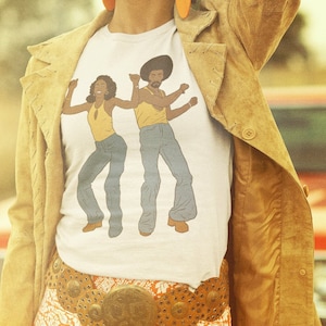 Good Vibes Only Shirt African American Dancers Black Love Black Joy People Art Dance Tshirt Vintage 70s Gift For Black Owned Soul Train