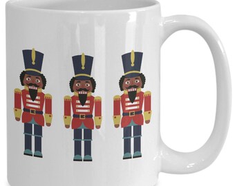 Black Nutcracker Coffee Mug | African American Christmas Mug | Holiday Mug | Black Owned Shops