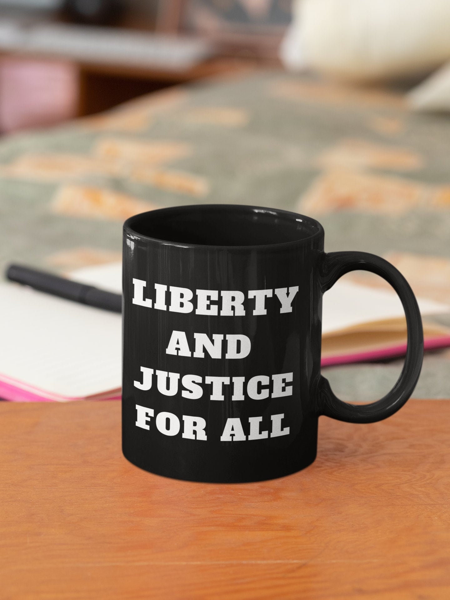 Liberté et Justice Pour Tous | Tasse de Sociale Cadeau Activiste